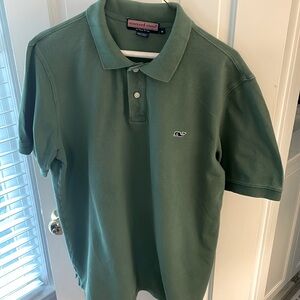 Vineyard Vines M green polo